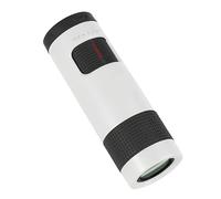 Monocular 10-30x21 Zoom Mini telescopio portátil, Compatible con Equipos de Camping, Turismo, mira óptica, monóculo(White B)