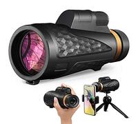 Monocular Compacto con Lente FMC de Prisma BAK4 de Alta Potencia 18x62 con visión de luz débil Clara Monocular Resistente al Agua con Adaptador para teléfono Inteligente y trípode para observació