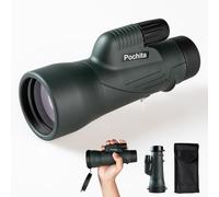 Monocular de 12 x 50 para adultos de alta potencia, telescopio monocular impermeable con prisma BAK4 y lente FMC, monocular compacto para observación de aves, caza, senderismo, viajes
