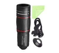 Monocular de lente de teléfono, telescopio monocular para teléfono inteligente - Monocular ligero con adaptador para smartphone | Adaptador para teléfono inteligente trípode monocular ligero para conc