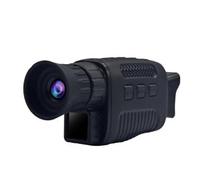 Monocular de visión Nocturna 4K HD con Pantalla de 1.5", Zoom Digital 5X, visión térmica infrarroja Ajustable en 7 Niveles - Detección de Movimiento - Batería Recargable - para Caza, Camping y
