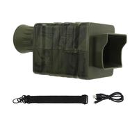 Monocular de visión nocturna con zoom digital e imágenes HD a todo color para observación de la jungla en navegación, mira telescópica con clip