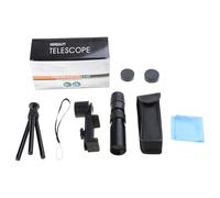 Monocular de zoom de alta potencia de 10-300 x 40 mm, portátil, BAK4Prism Smartphones con trípode, viajes, vida silvestre, camping, zoom, monoculares, monoculares de alta potencia para smartphone