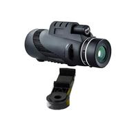 Monocular HD 40x60 Profesional Portátil Bak4, Lente De Telescopio For Teléfono Móvil, Monocular con Zoom De Largo Alcance For Acampar Y Observar Aves Al Aire Libre(with Phone Clip)