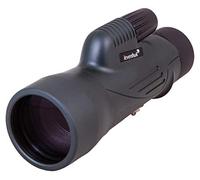 Monocular Levenhuk Wise Pro 10x50, Impermeable al Agua, con Óptica de Vidrio BaK-4 y Distancia Mínima de Enfoque de 2m, Se Puede Usar con Gafas