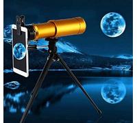 Monocular metálico de Alto Rendimiento 10X50 con Zoom Extensible y trípode, Ideal para Viajes, observación de Aves, astronomía, Deportes y Vida Silvestre.