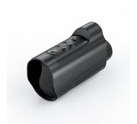 Monocular nocturno digital con aumento y rango de 2800 pies, grabación de video 1080P y pantalla IPS de 2.0 pulgadas para observación de vida silvestre, color negro