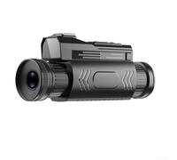 Monocular nocturno, monocular infrarrojo WiFi 4K HD con zoom 28X, duración de la batería de 8 horas para grabación nocturna al aire libre (negro)