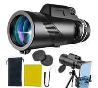 Monocular para Adultos - 80x Telescopio De Mano De Alta Potencia con Bak4 Prism | Monocular Portátil Compacto Y Liviano para Observación De Aves, Stargazing & Astronomy | Observación Al Aire Libre De