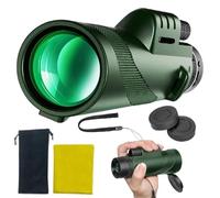 Monocular para adultos Telescopio de alta calidad para adultos, telescopio monocular de alta calidad, 80 aumentos, peso ligero para observar las estrellas de pájaros, astronomía, caza, senderos al