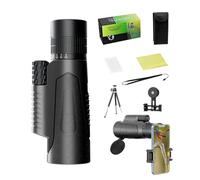 Monocular para adultos Telescopio de alta potencia y alta definición, telescopio refractor | Telescopio monocular móvil para transmisión desde impermeable y antivaho de 50 mm para senderismo,