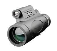 Monocular para Niños de 12x con Luz, Negro, Alta Ampliación