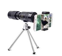 Monocular portátil con trípode telescópico, mini telescopio con zoom de 10-30 para cámara de teléfono móvil, telescopio con zoom de calibre de lupa de 40 mm para observación a distancia de aves a