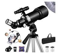Monocular Refractor Ultra HD de 70 mm con trípode y buscador, portátil para Principiantes en astronomía, con Adaptador para teléfono y Bolsa portátil.