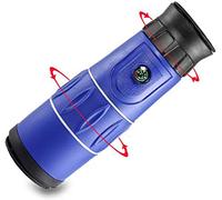 Monocular Resistente al Agua Compacto HD y de Alta Potencia 18x40, Prisma FMC BAK4 Duradero y Transparente, Lente de Vidrio óptico Totalmente Multicapa, Azul