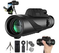 Monocular Stscope 360, telescopio de alta potencia con adaptador for teléfono, trípode y correa de mano, prisma BAK4 y lente FMC, ligero y portátil for adultos, observación de aves, camping, senderism