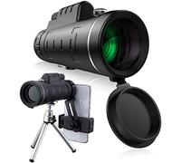 Monocular Telescope 12x50 High Powered Prism FMC Coating Smartphone Tripod Mount Adapter Bird Watching Hiking Concerts Wildlife