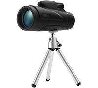 Monocular Telescope, 12x50 Monocular Telescope, Life Waterproof Prism Lens Binocular Fogproof Binocular with Smartphone Adapter and Tripod for Adult Bird Watching Outdoor Travel