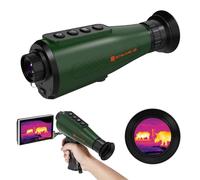 Monocular térmica, 384 x 288 (AI Super Resolution) H3 térmica Mono Ocular for Hunting, (800 × 600), Micro-OLED Display, IP66 Thermal Night Vision with Wi-Fi Hotspot/STA/Mic, 12 Horas BB attery Powers