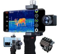 Monocular Térmico de Caza Thermal Master T2 Pro Visor Nocturno Térmico 1579 Yardas Detección Cámara Térmica Exterior 15x Zoom Mango Táctico y Montura para Visor (T2 Pro-Android)