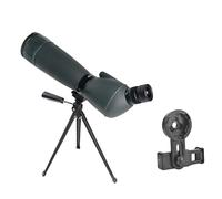 Monoculares con Zoom De 25-75x70mm, Telescopio Terrestre FMC Resistente Al Agua Trípode For Disparar Aves, Acampar, Caza, Alcance Óptico Ocular Potente Y Aumento(E 25-75X75mm)