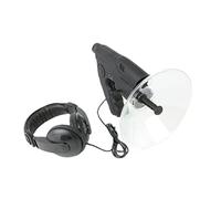 Monoculares de micrófono parabólico 8X Aves de Larga Distancia Escucha Plato de Bolsillo de micrófono direccional de Bolsillo, Impermeable y visión Nocturna Baja