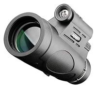 Monoculares multifunción 12X50 Liviano, Led Gran Angular Gran Ocular Brújula Telescopio para observación de Aves Caza Camping, antipresión y a Prueba de Golpes Little Surprise
