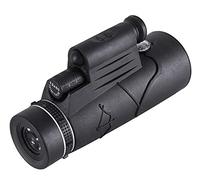 Monoculares multifunción 12X50, Telescopio de brújula Ocular Grande de Gran Angular LED para observación de Aves Caza Camping, Clip de teléfono Universal y Soporte Little Surprise
