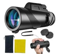Monoculares para adultos de alta potencia, telescopio para adultos de alta potencia | Telescopio portátil portátil - 80x aumento ligero para astuto astronomía caza camping senderismo para