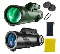 Monoculares para adultos Telescopio de alta potencia para adultos Altos potenciados, HD Telescopio compacto, Diseño compacto de alta visión Pequeño portátil para observación de pájaros al aire libre S