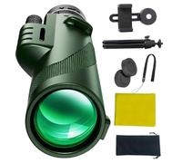 Monoculares para Adultos Telescopio monocular de Alta Potencia para teléfonos Inteligentes | Telescopio de Mano con Aumento de 80x - Accesorios portátiles para la al Aire para Acampar de montaña