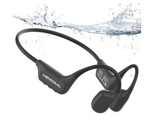 MONODEAL Auriculares Conducción Osea Auriculares Natacion, IPX8 Impermeable Bluetooth 6.0 Auriculare para Nadar, 16G MP3 para Natacion Correr Ciclismo