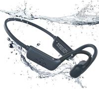 MONODEAL Auriculares de Conducción Ósea Bluetooth 5.4, IP68 Impermeable para Natación, 8GB MP3 para Nadar, Correr y Ciclismo