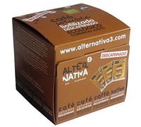 Monodosis de Café Soluble Liofilizado Descafeinado Eco Alternativa3 (Pack 25 uds)