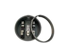 Monofásico 100A Medidor Base Medidor Redondo Socket 4 Mandíbulas Max Cobre Interior Piezas Interior Con Anillo Inoxidable De 1 Pulgada