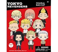 Monogram Clip de bolsa con figura 3D, compatible con Tokyo Revengers, llavero, una bolsa aleatoria por pedido, 2.5 pulgadas