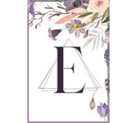 Monogram Letter E Journal: Beautiful, personalized E notebook for you, friends, family, or as a gift for anyone! Wonderfully compact for day-to-day ideas, notes, or lists!
