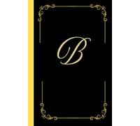 Monogram notebook with letter "B": Personalized Touch - Stylish notebook featuring the bold initial A, perfect for anyone whose name starts with this ... size, making it convenient for students.