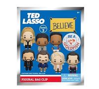 Monogram Ted Lasso Figural Bag Clip Series 2-3D Foam Figural Bag Clip in Blind Bag, Varios colores, 6 cm