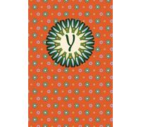 Monogram Y Lined Paper Notebook: Orange Journal with Personalized Design from an Initial Letter Y with Numbered Pages, Space to Add Dates, Checklist Pages, and Index Section