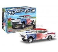 1955 Chevy Bel Air Calle Machine 1:24 Plástico Modelo Kit Monogram