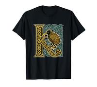Monograma Celtic Kiwi K Camiseta