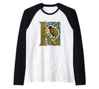 Monograma Celtic Kiwi K Camiseta Manga Raglan