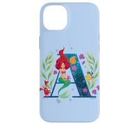 Monograma del alfabeto de princesa Disney Letra A para Ariel Carcasa para iPhone 14 Plus