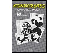 Monogramas: Rompecabezas Lógicos (Blanco y Negro)