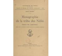 Monographie De La Tribu Des Ndiki (banen Du Cameroun) (ebook)