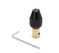 MONOJLY 3,17 mm Eje del Motor eléctrico Mini portabrocas Abrazadera 0,3 mm-3,5 mm Broca