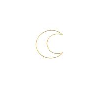 MONOJLY 50-200mm Marco de atrapasueños en Forma de Luna Anillo Circular Metal macramé Luna aro para Hacer atrapasueños Hecho a Mano decoración de Pared