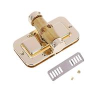 MONOJLY Metal Bambú Forma Rectángulo Cierre Giro Bloqueo Twist Cerraduras DIY Bolso Bolso Bolso H