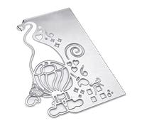 MONOJLY Troqueles de corte de metal con diseño de gnomo de Navidad y Papá Noel